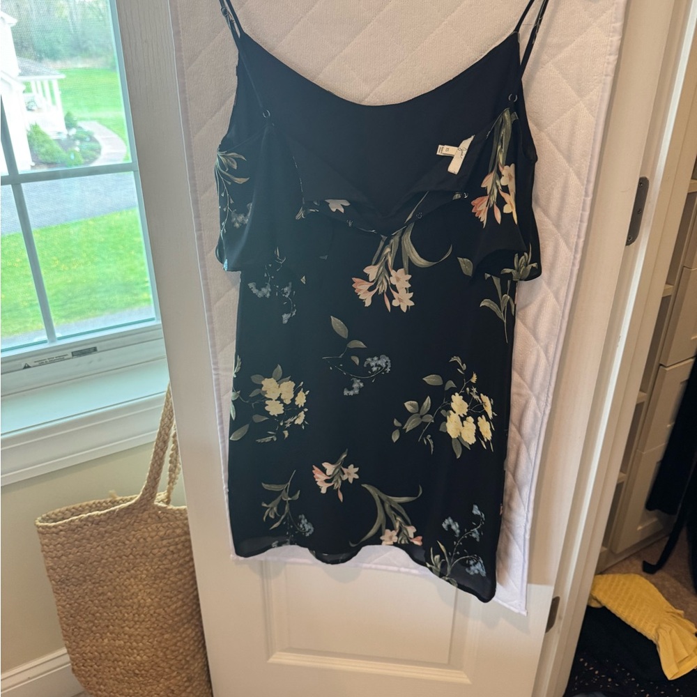 Joie Black Floral Dress